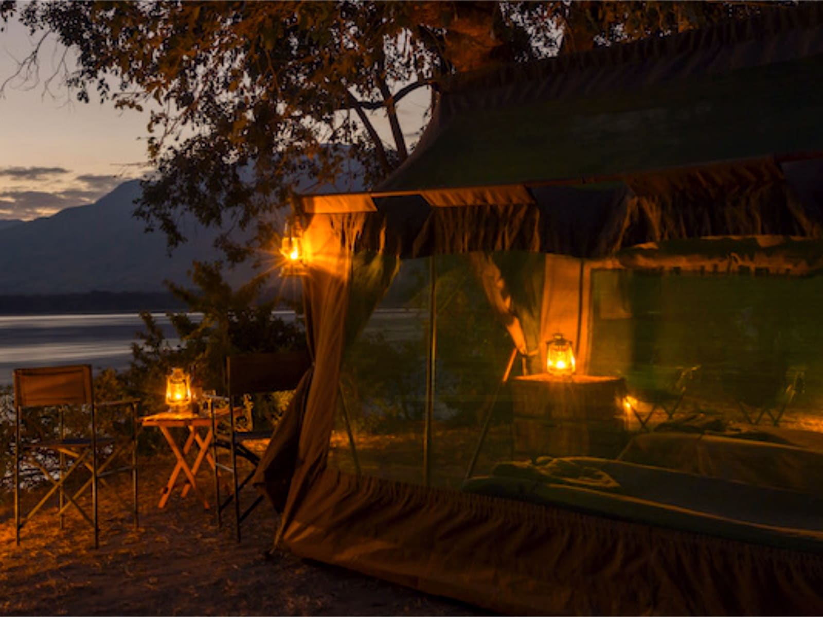 Mobiles Zelt Camp Zelt von außen