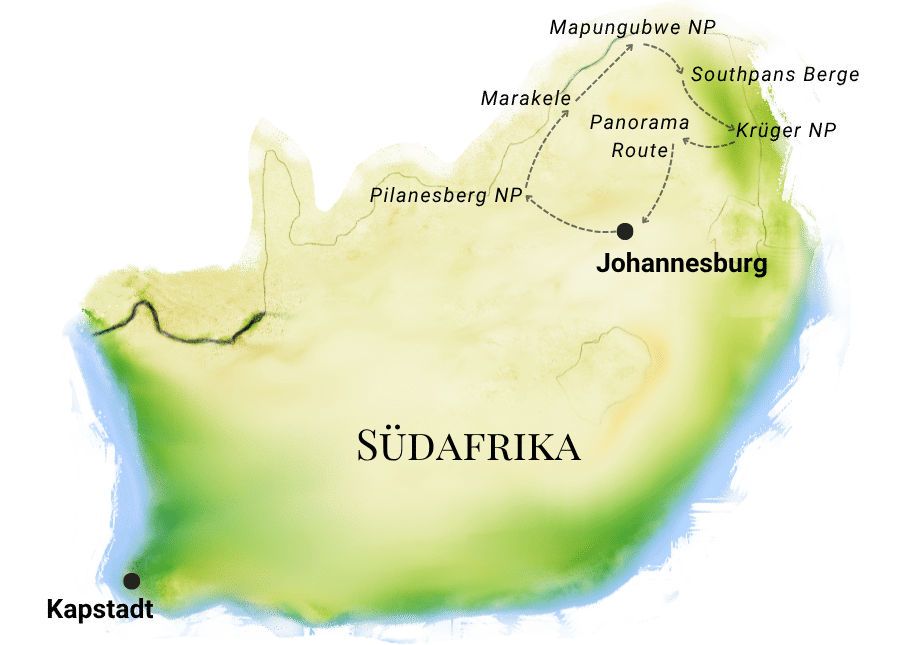 Selbstfahrerreise-Suedafrikas-Tierwelt_karte