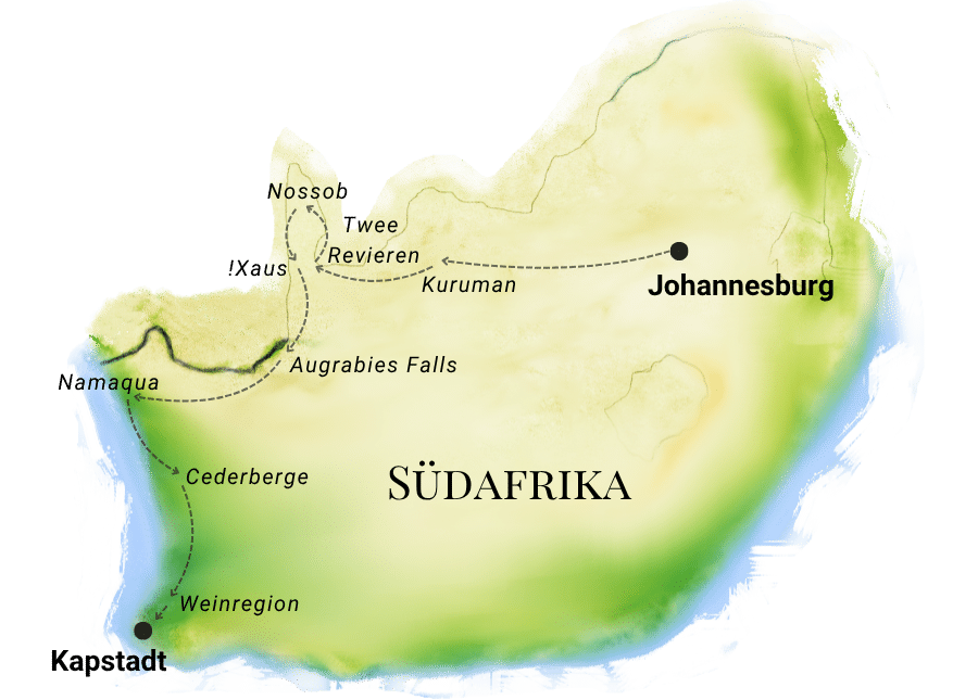 Selbstfahrerreise-Suedafrikas-Weite1_karte