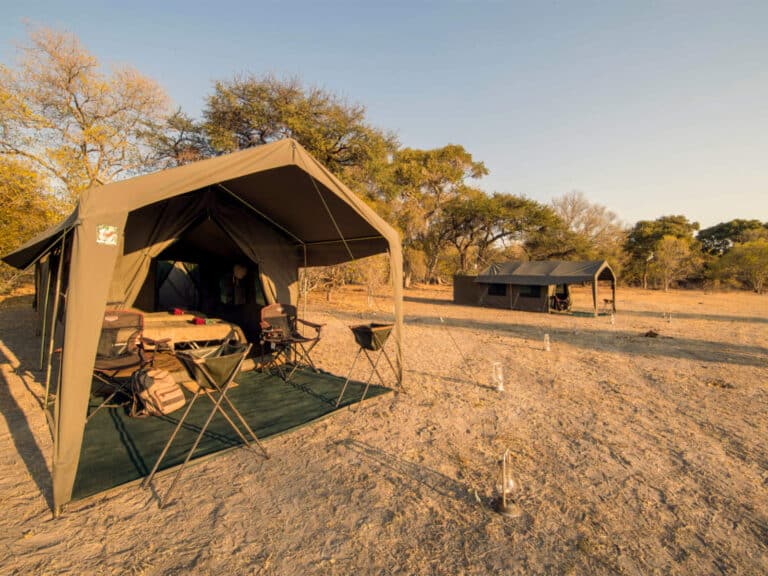 Zelte in Botswana