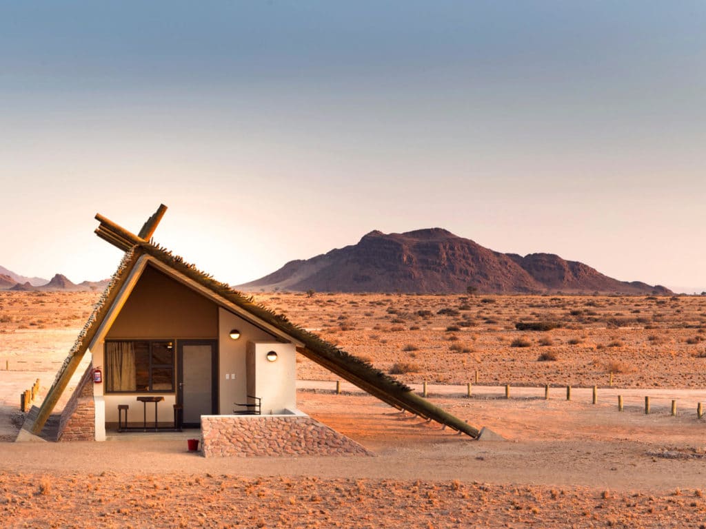 Unterkunftseinheit im Desert Quiver Camp