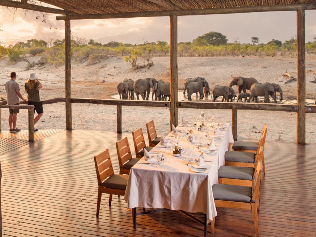 Essbereich Savuti Safari Lodge