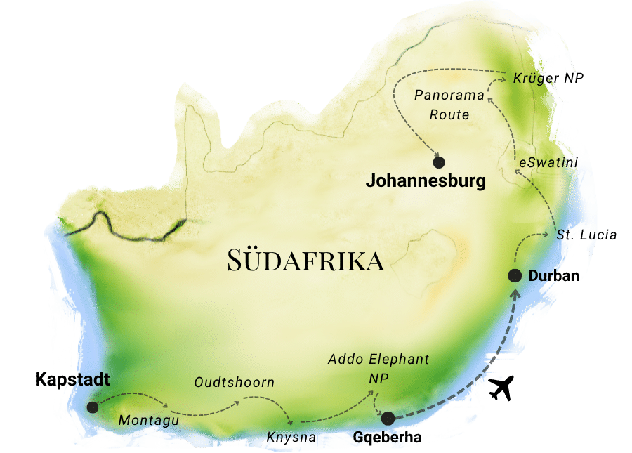 Kleingruppe-Vielfaeltiges-Suedafrika_karte