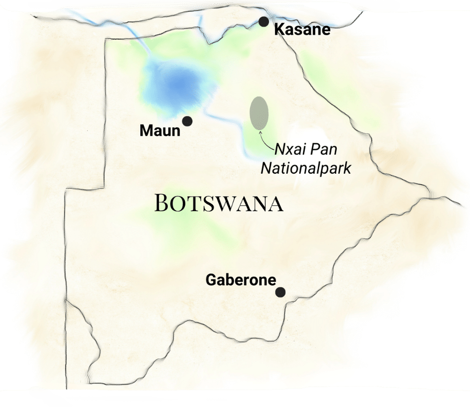 Nxai_Pan_Nationalpark_Karte