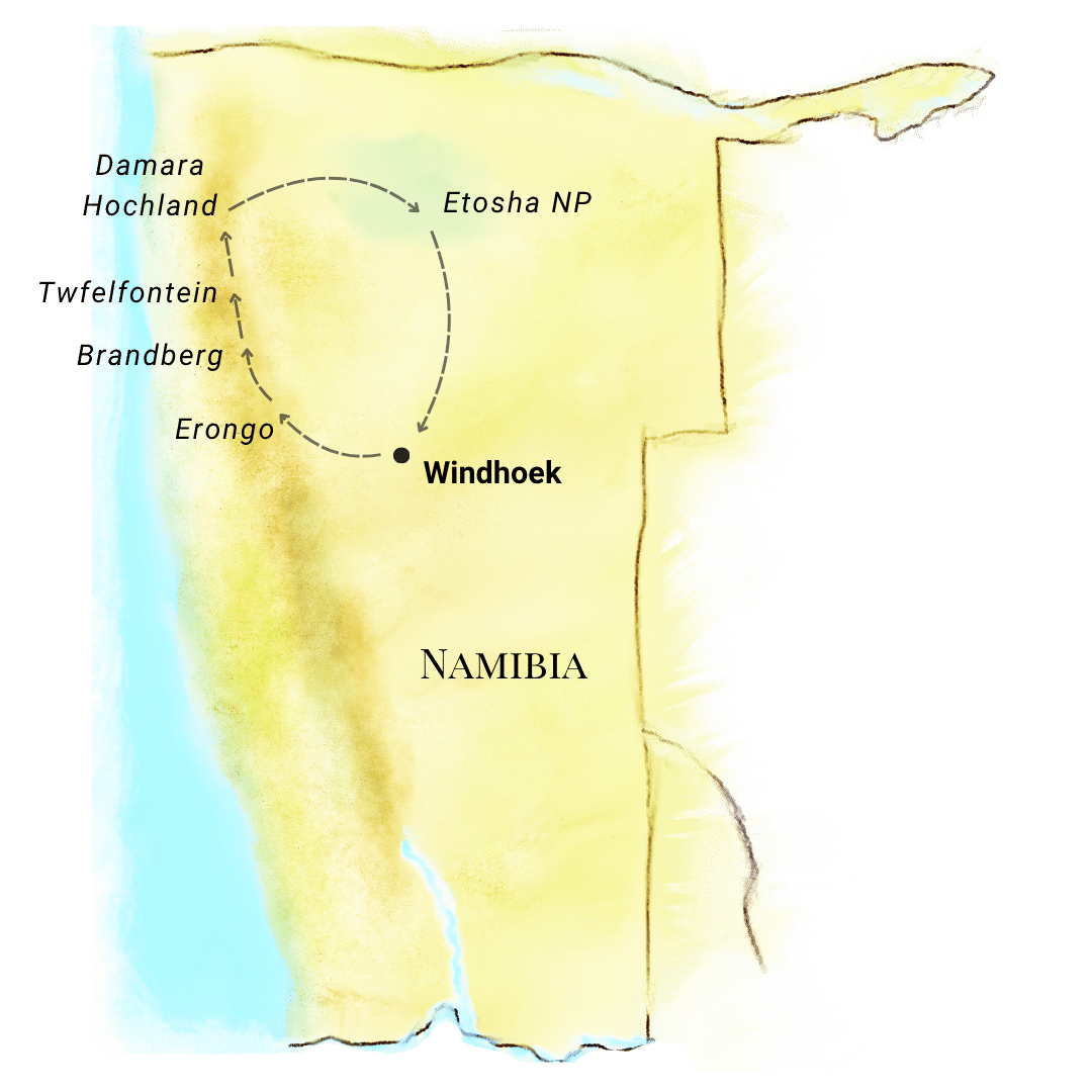 Wanderreise-Namibia-Norden_karte